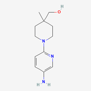 (1-(5-Aminopyridin-2-yl)-4-methylpiperidin-4-yl)methanol