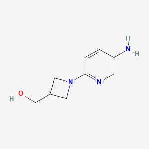 (1-(5-Aminopyridin-2-yl)azetidin-3-yl)methanol