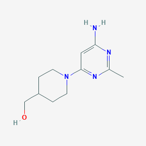 (1-(6-Amino-2-methylpyrimidin-4-yl)piperidin-4-yl)methanol