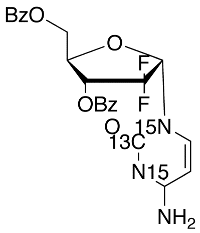 1’-Epi Gemcitabine-13C,15N2 3’,5’-Dibenzoate
