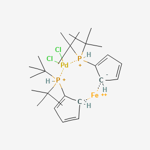 [1,1-Bis(di-tert-butylphosphino)ferrocene]palladium(II) Dichloride