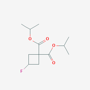 1,1-bis(propan-2-yl) 3-fluorocyclobutane-1,1-dicarboxylate