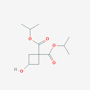 1,1-bis(propan-2-yl) 3-hydroxycyclobutane-1,1-dicarboxylate