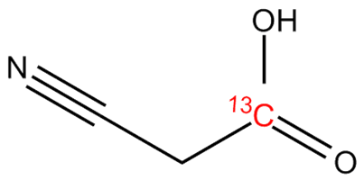 [1-13C]-Cyanoacetic acid