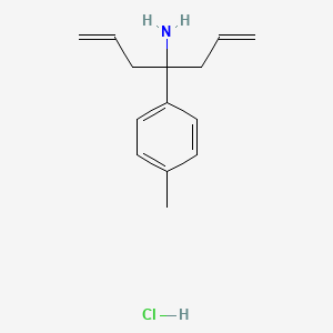 [1-Allyl-1-(4-methylphenyl)-3-buten-1-yl]amine hydrochloride