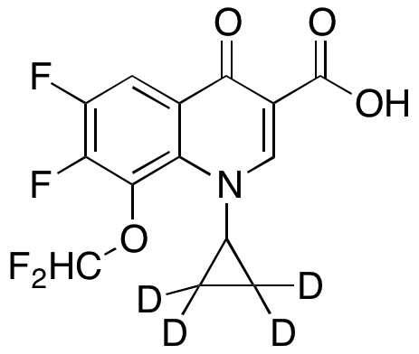 1-Cyclopropyl-8-(difluoromethoxy)-6,7-difluoro-1,4-dihydro-4-oxo-3-quinolinecarboxylic Acid-d4