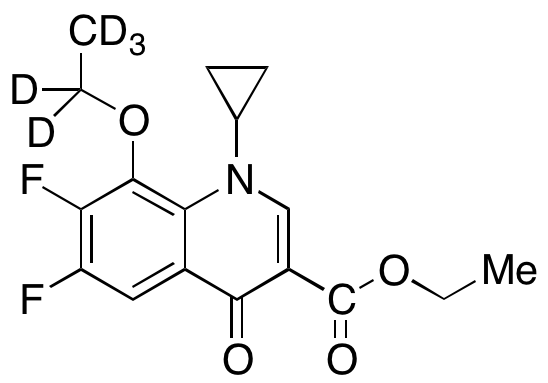1-Cyclopropyl-8-ethoxy-6,7-difluoro-1,4-dihydro-4-oxo-3-quinolinecarboxylic Acid Ethyl Ester-d5