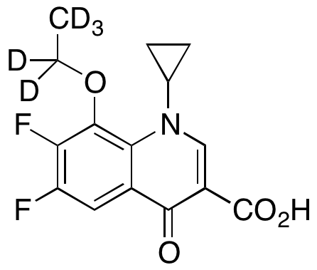 1-Cyclopropyl-8-ethoxy-6,7-difluoro-1,4-dihydro-4-oxo-3-quinolinecarboxylic Acid-d5