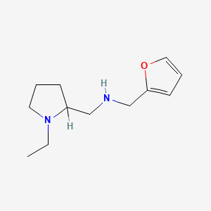 (1-Ethyl-pyrrolidin-2-ylmethyl)-furan-2-ylmethyl-amine