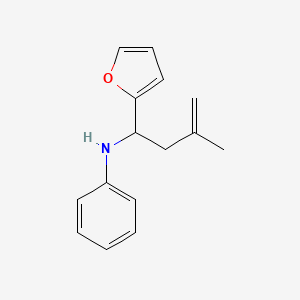 (1-Furan-2-yl-3-methyl-but-3-enyl)-phenyl-amine