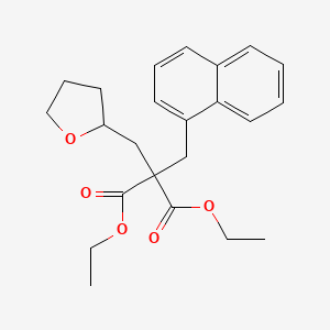 (1-Naphthalenylmethyl)[(tetrahydro-2-furanyl)methyl]-propanedioic Acid Diethyl Ester