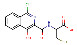 (1-chloro-4-hydroxyisoquinoline-3-carbonyl)cysteine