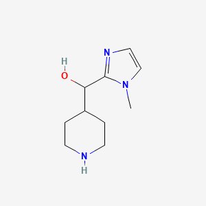 (1-methyl-1H-imidazol-2-yl)(piperidin-4-yl)methanol
