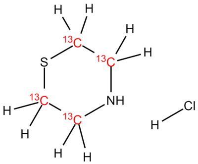 [13C4]-Thiomorpholine hydrochloride