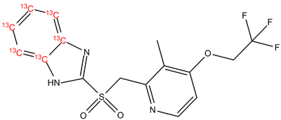 Lansoprazole sulfone 13C6