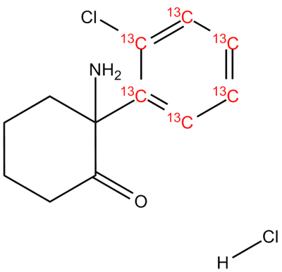 Norketamine hydrochloride 13C6