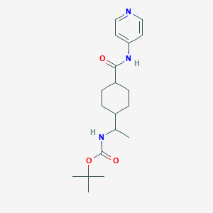 (1R)-trans-4-[N-Boc-1-aminoethyl]-N-4-pyridinyl-cyclohexanecarboxamide