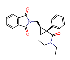 (1R,2R)-rel-2-[(1,3-Dihydro-1,3-dioxo-2H-isoindol-2-yl)methyl]-N,N-diethyl-1-phenyl-cyclopropanecarb