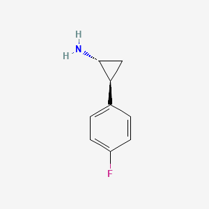 (1R,2S)-2-(4-Fluorophenyl)cyclopropanamine
