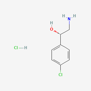 (1S)-2-Amino-1-(4-chlorophenyl)ethanol;hydrochloride