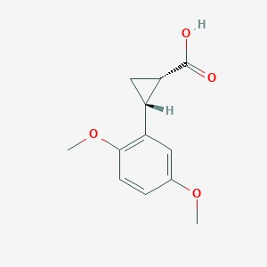 (1S,2R)-2-(2,5-dimethoxyphenyl)cyclopropane-1-carboxylic acid