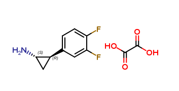 (1S,2R)-2-(3,4-difluorophenyl)cyclopropanamine oxalic acid
