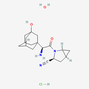 (1S,3S,5S)-2-[(2S)-2-Amino-2-(3-hydroxy-1-adamantyl)acetyl]-2-azabicyclo[3.1.0]hexane-3-carbonitrile