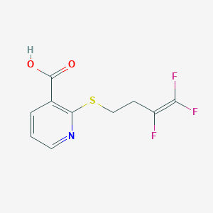 2-[(3,4,4-Trifluoro-3-butenyl)-sulfanyl]nicotinic acid