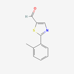 2-(2-Methylphenyl)-1,3-thiazole-5-carbaldehyde