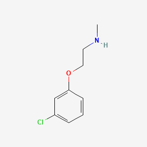 [2-(3-Chlorophenoxy)ethyl]methylamine
