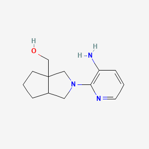 (2-(3-aminopyridin-2-yl)hexahydrocyclopenta[c]pyrrol-3a(1H)-yl)methanol