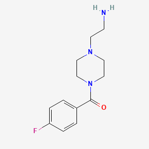 (2-[4-(4-Fluorobenzoyl)piperazin-1-YL]ethyl)amine