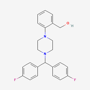 (2-(4-[Bis(4-fluorophenyl)methyl]piperazin-1-yl)phenyl)methanol