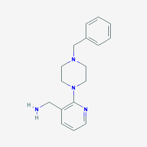 [2-(4-Benzyl-1-piperazinyl)-3-pyridinyl]-methanamine