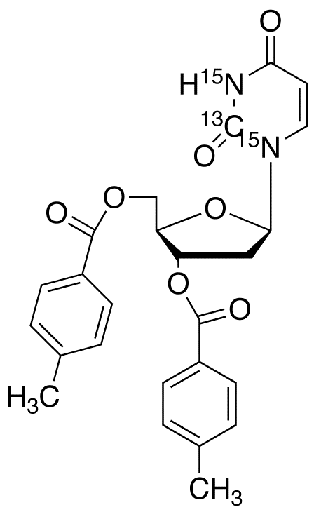 2’-Deoxy-3’,5’-di-O-p-toluoyl Uridine-13C,15N2