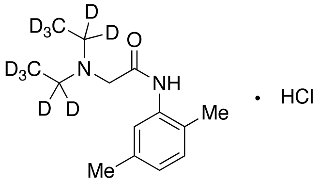 2-(Diethylamino)-N-(2,5-dimethylphenyl)acetamide-d10 Hydrochloride