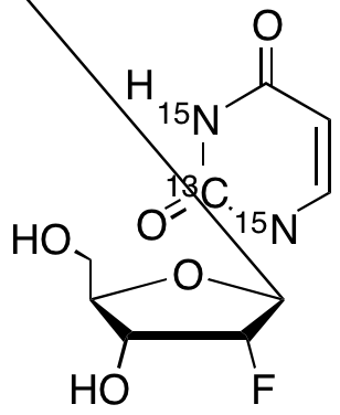 2'-Fluoro-2'-deoxyuridine-2-13C, 1,3-15N2