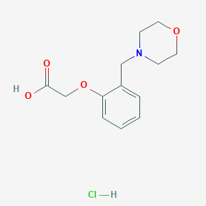 [2-(Morpholin-4-ylmethyl)phenoxy]-acetic acid hydrochloride