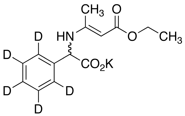 2-[N-(D,L-Phenylglycine-d5)]crotonic Acid Ethyl Ester Potassium Salt