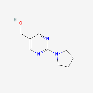 (2-(Pyrrolidin-1-yl)pyrimidin-5-yl)methanol