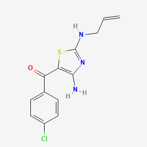 [2-(allylamino)-4-amino-1,3-thiazol-5-yl](4-chlorophenyl)methanone