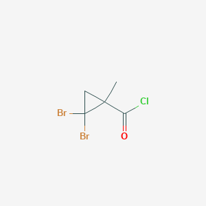 2,2-Dibromo-1-methylcyclopropanecarbonyl chloride
