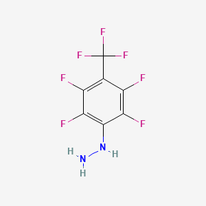 2,3,5,6-Tetrafluoro-4-(trifluoromethyl)phenyl-hydrazine