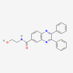 2,3-Diphenylquinoxaline-6-carboxylic Acid 2-Hydroxyethyl Amide