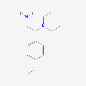 [2-Amino-1-(4-ethylphenyl)ethyl]diethylamine