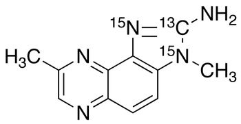 2-Amino-3,8-dimethylimidazo[4,5-f]quinoxaline-13C,15N2