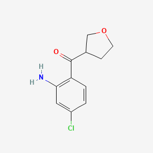 (2-Amino-4-chlorophenyl)(tetrahydro-3-furanyl)-methanone