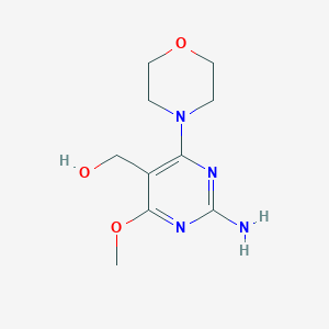 (2-Amino-4-methoxy-6-morpholin-4-ylpyrimidin-5-yl)methanol