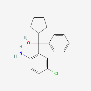 (2-Amino-5-chlorophenyl)(cyclopentyl)phenylmethanol