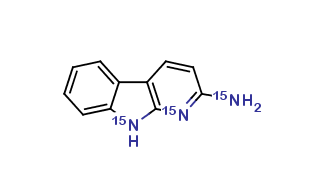 2-Amino-9H-pyrido[2,3-b]indole 15N3